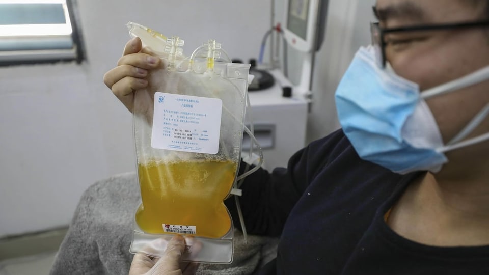 Genesener Covid-19-Patient in Wuhan spendet Blutplasma
