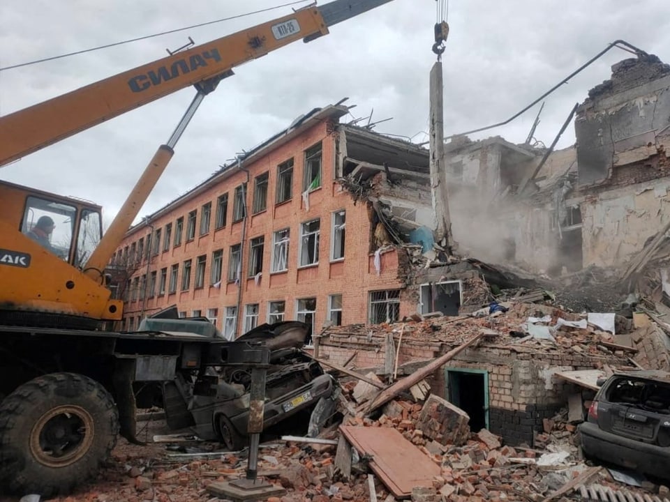 Schule in Tschernihiw liegt in Trommern.