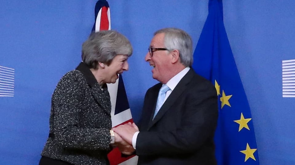 Theresa May und Jean-Claude Juncker