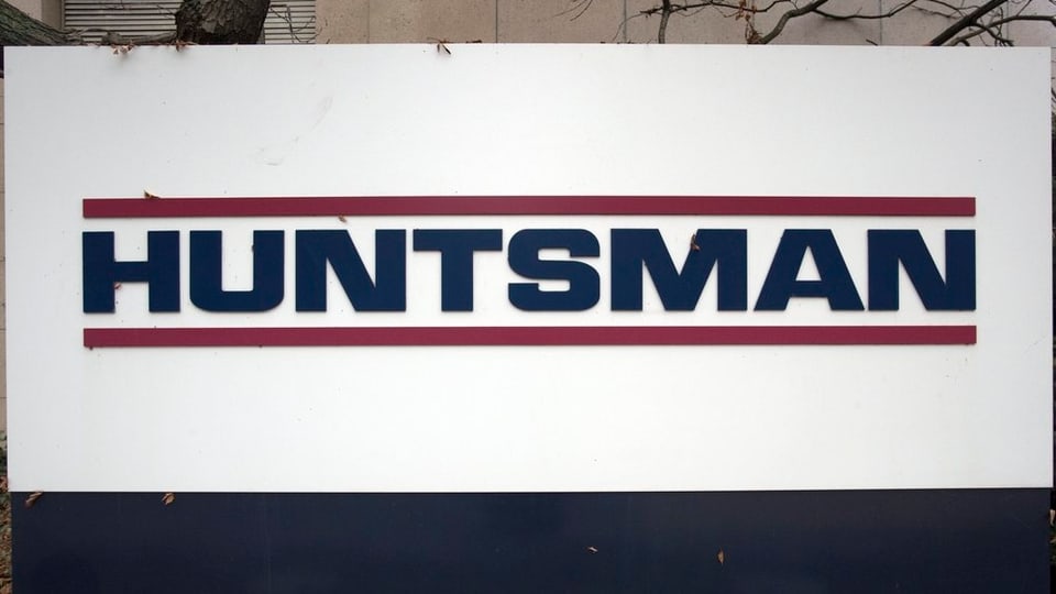 Die amerikanische Chemiefirma Huntsman und ihr Firmenlogo