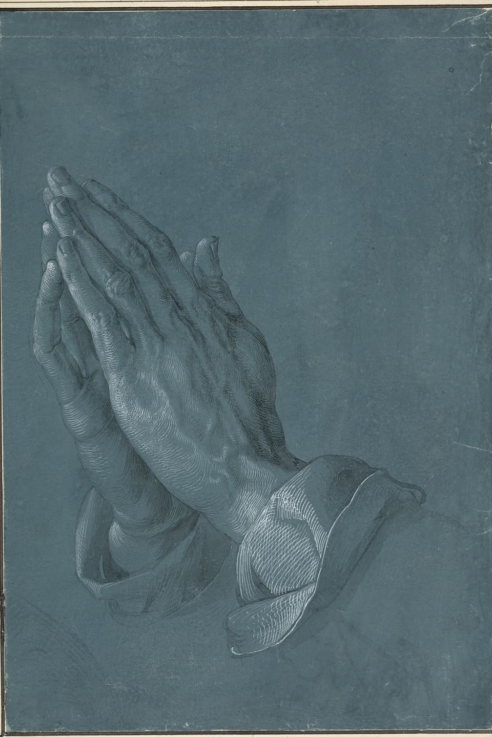Man sieht Albrecht Dürers Werk «Betende Hände».