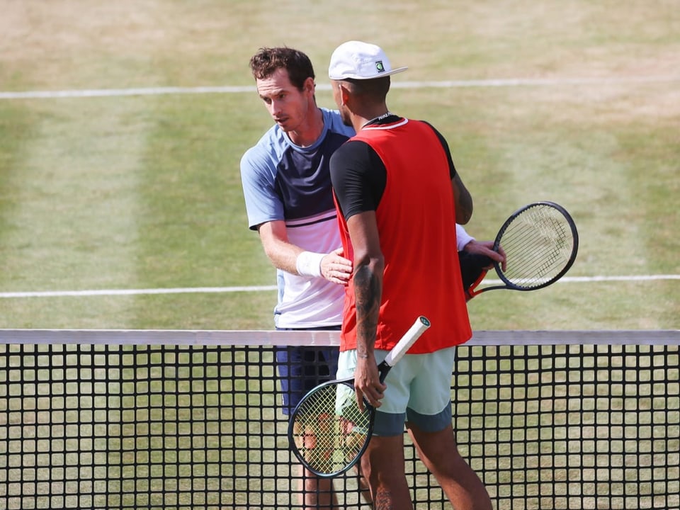 Hatte sich nicht unter Kontrolle Nick Kyrgios (r.).