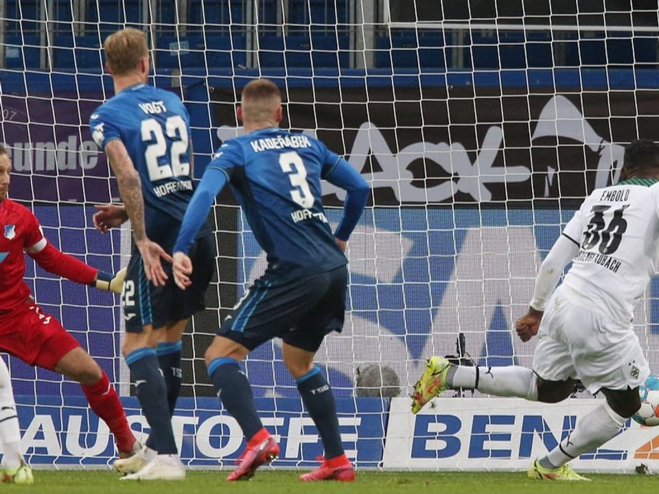Breel Embolo trifft zum 2. Mal in dieser Bundesliga-Saison ins Schwarze.