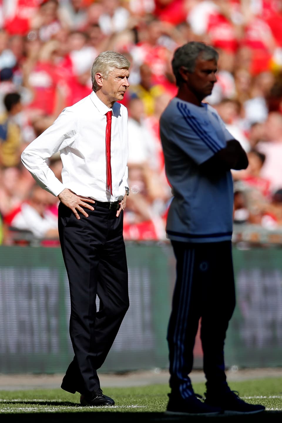 Arsène Wenger (links) und José Mourinho.