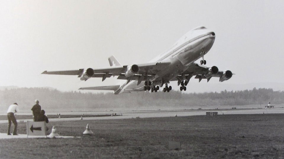 Eine Boenig 747-257 B (Jumbo)