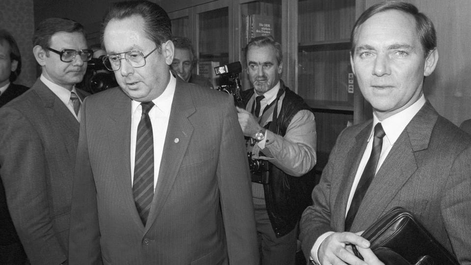  Gunter Rettner (SED)(SED), Herbert Häber (SED)und Wolfgang Schäuble (CDU).