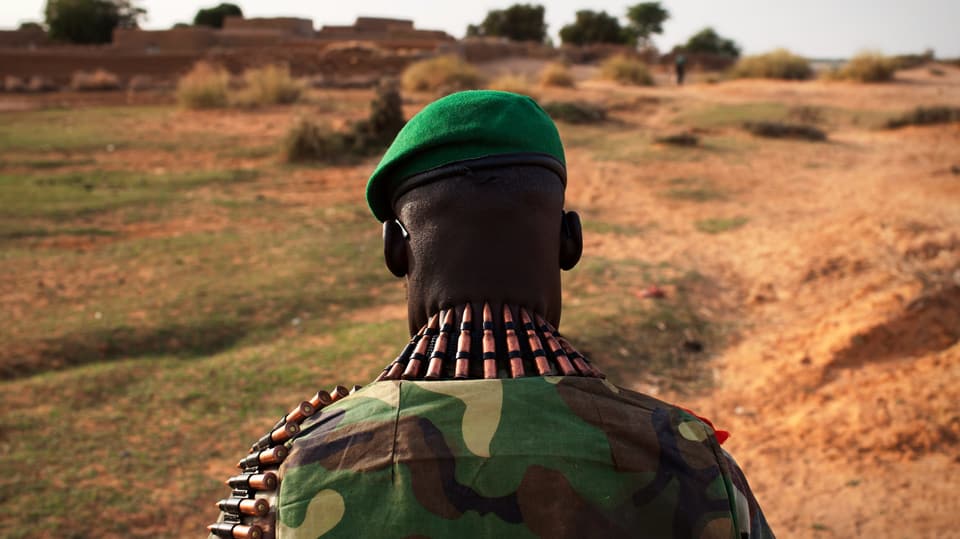 Soldat in Mali