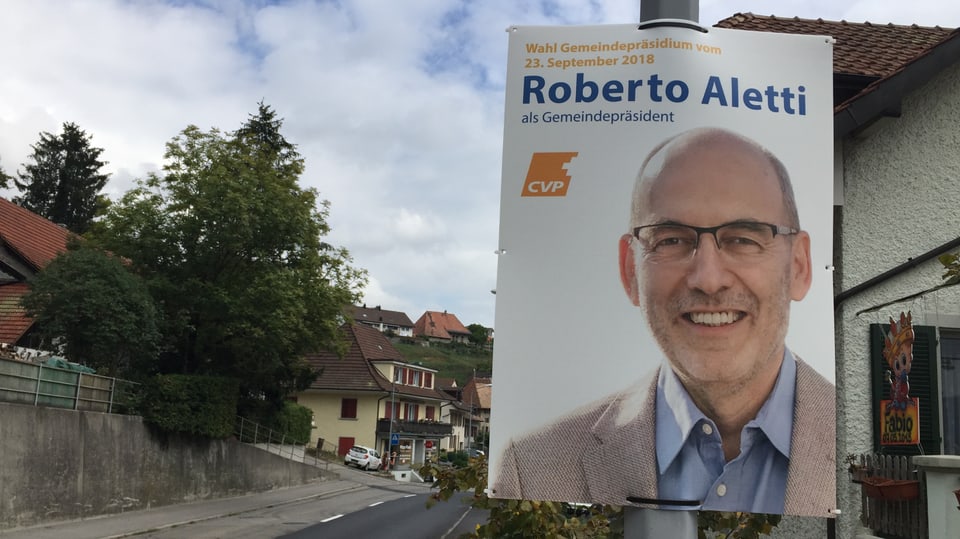 Wahlplakat Roberto Aletti