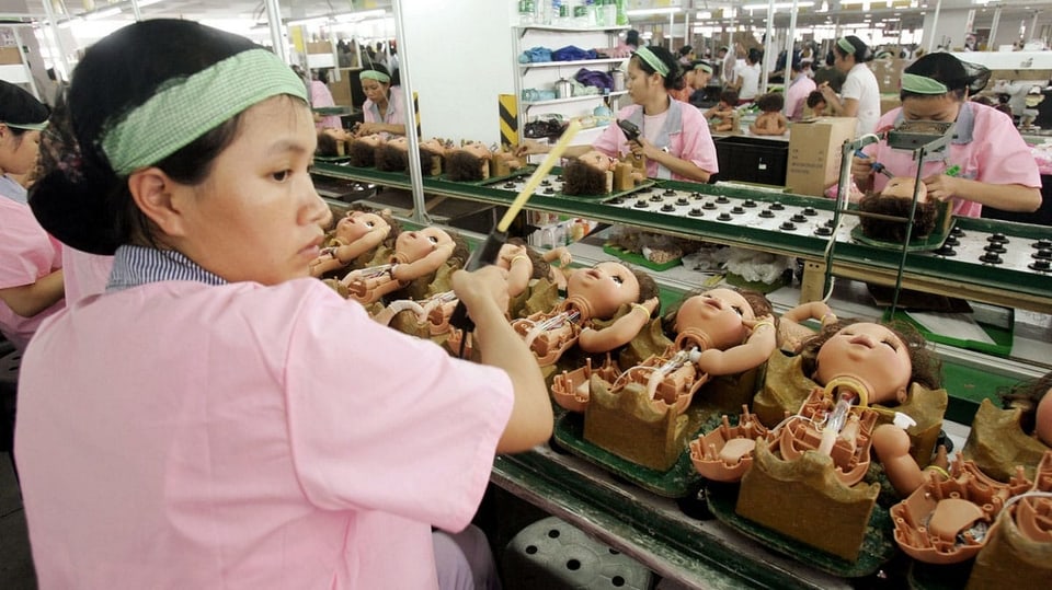 Schlimme Zustände in chinesischen Spielzeugfabriken