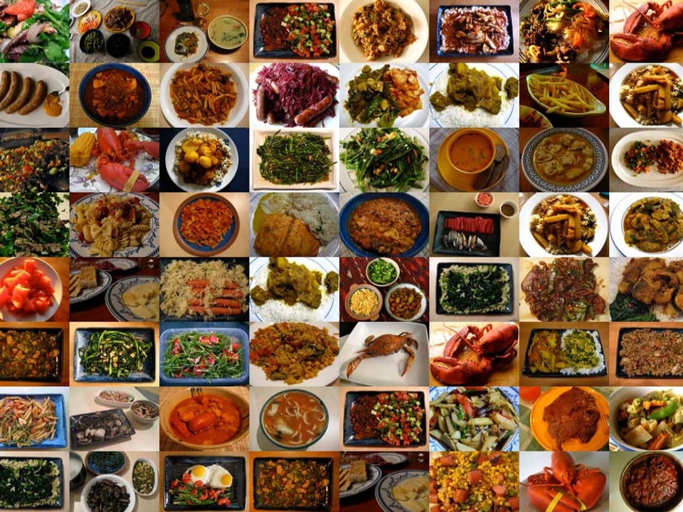 Hasan Elahi's tägliche Mahlzeiten