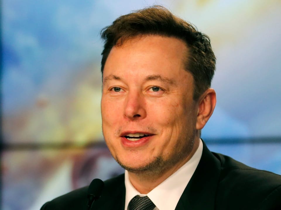 Elon Musk im Porträt.