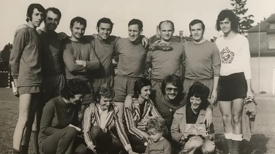 Eine Mannschaft aus den Fünfziger Jahren.