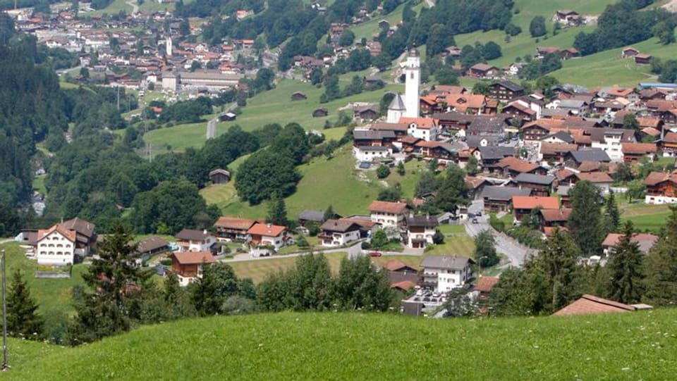 Blick auf Saas im Prättigau