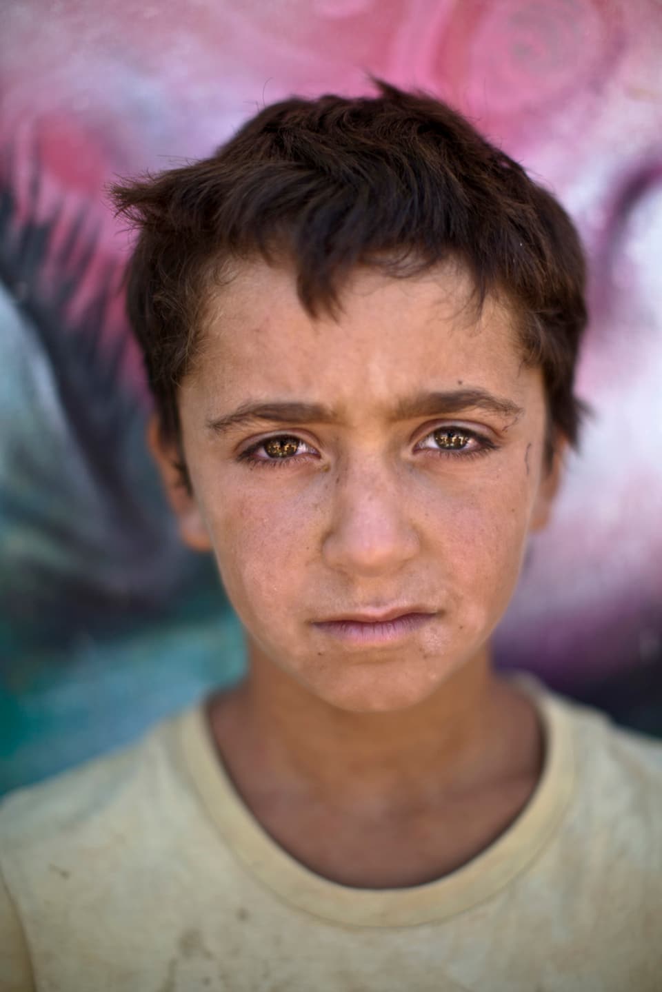 Porträt eines syrischen Buben 