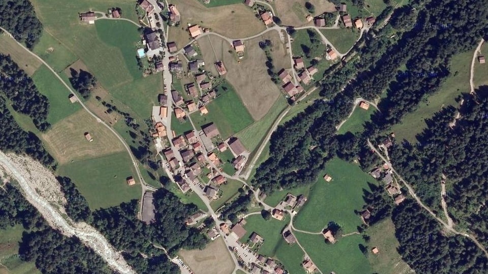 Eine Satellitenaufnahme von Reichenbach im Kiental, wo der Mord geschah.