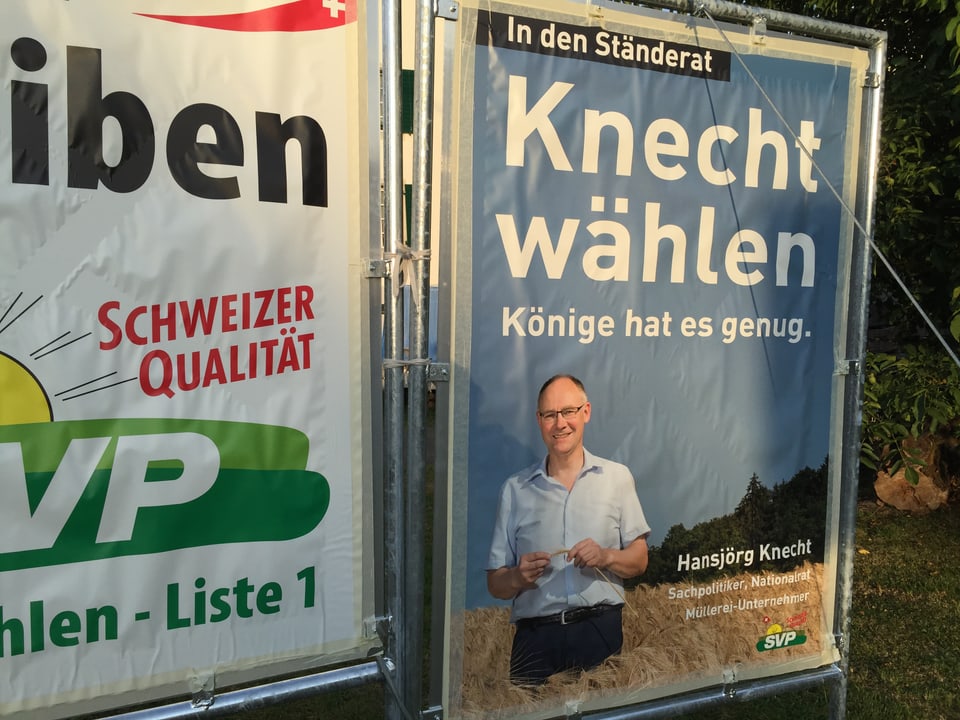 Plakat Knecht wählen
