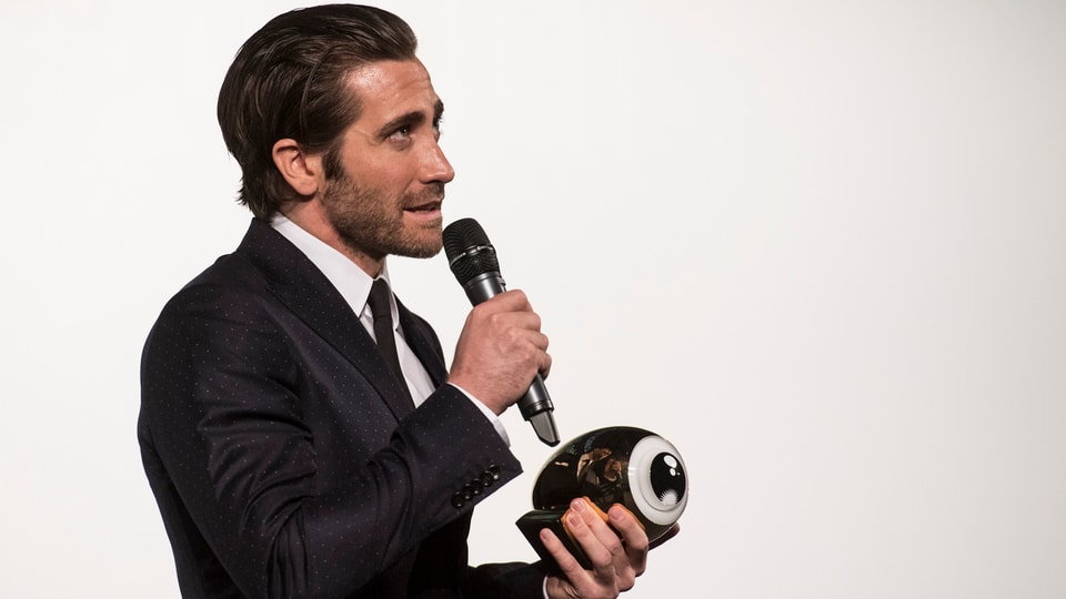 Jake Gyllenhaal am ZFF mit dem Golden Eye Award