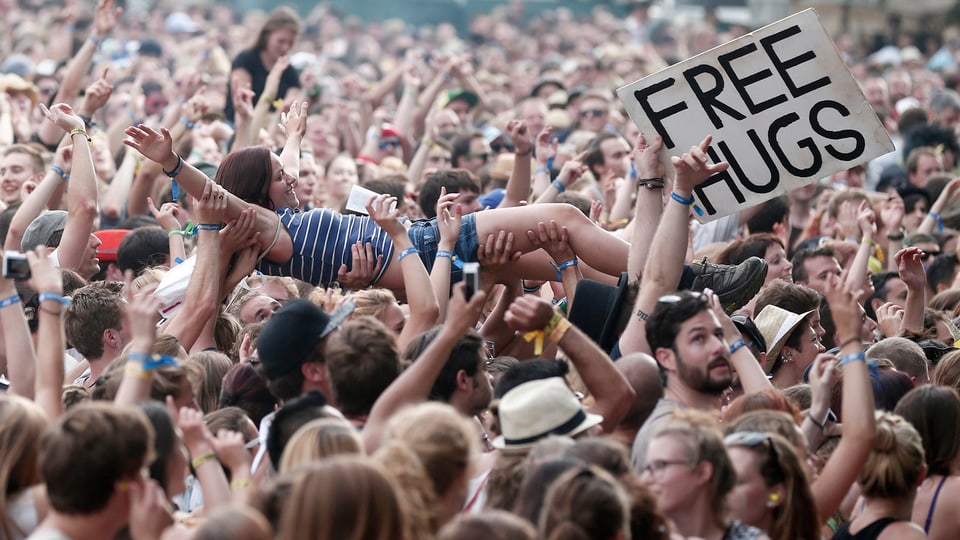 Openairbesucher am Gurtenfestival.