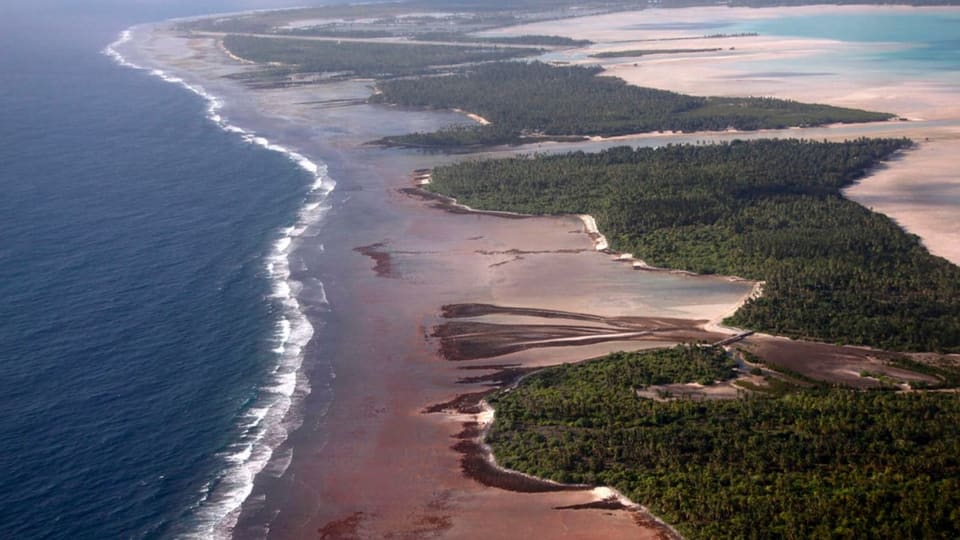 Kiribati: Das Inselparadies könnte dem Anstieg des Meeresspiegels zum Opfer fallen.