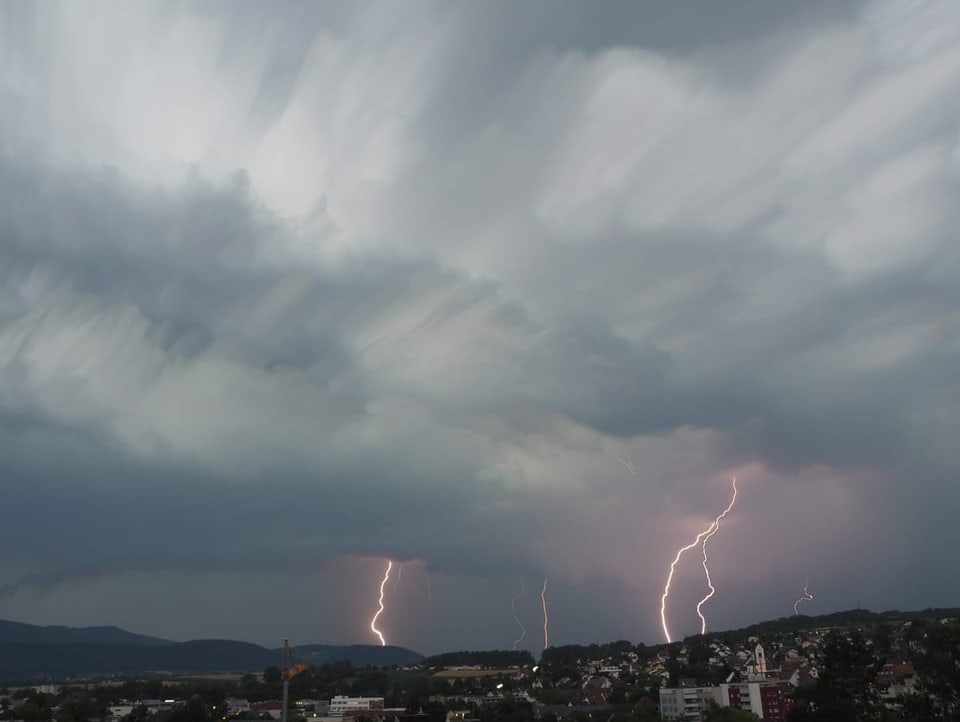 Blitze bei Oberwil
