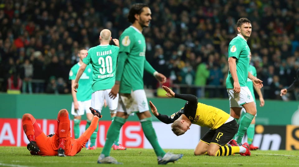 Dortmund bleibt erneut an Bremen hängen (ARD/Heiko Neugebauer)