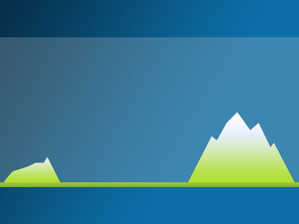 Grafik mit einem kleine Berg linkt (Jura) und einem hohen Berg rechts (Alpen). Dazwischen ist im Querschnitt eine Ebene, das Mittelland zu sehen. 