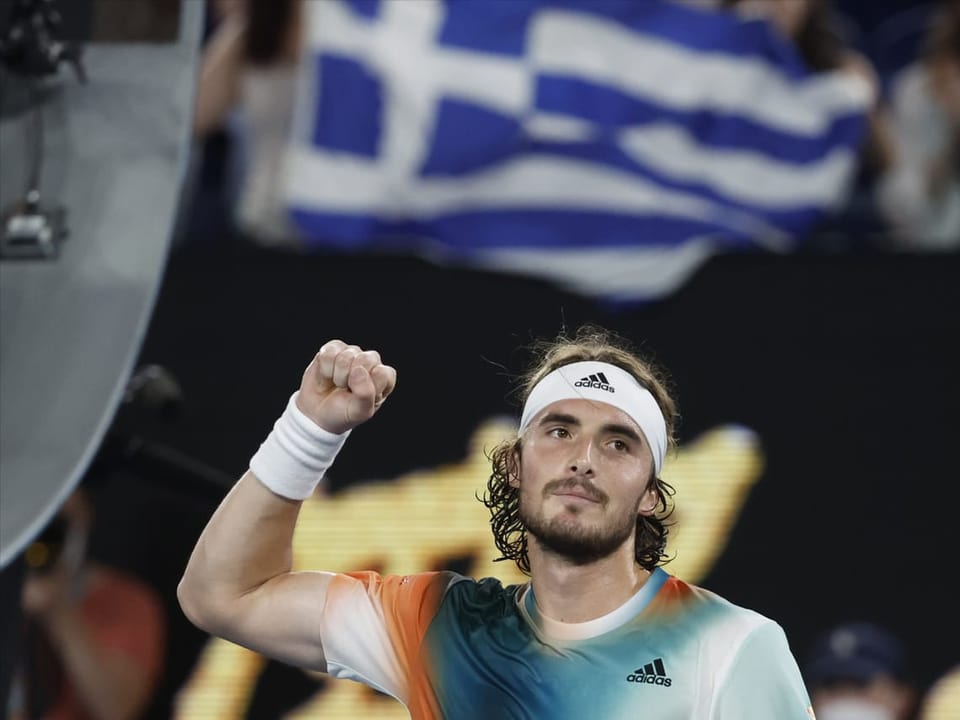 Wird von den Griechen in Melbourne gefeiert Stefanos Tsitsipas