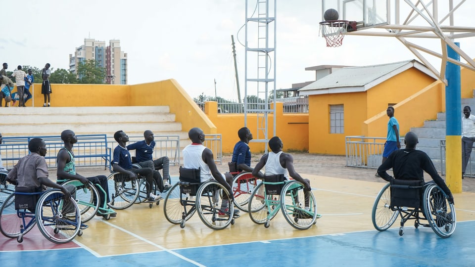 Rollstuhlbasket im Südsudan