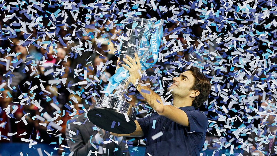 Ein Jahr später triumphiert Federer mit einem Finalsieg über Jo-Wilfried Tsonga. 