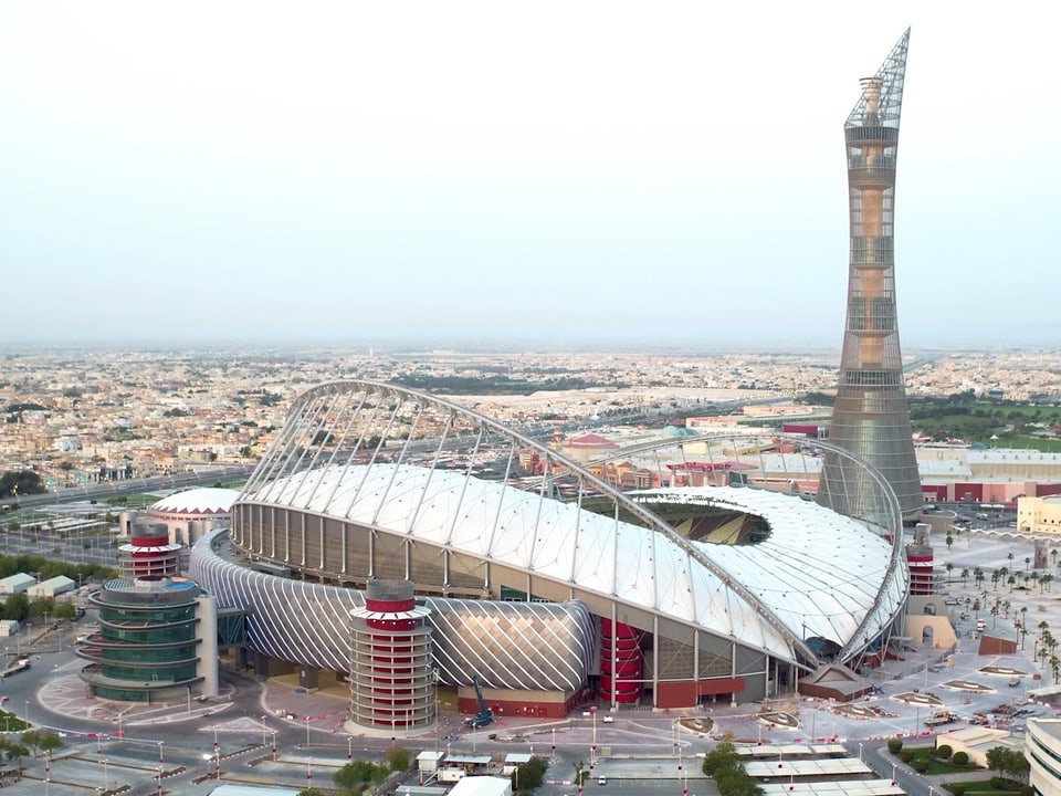Blick auf das «Khalifa International Stadium» in Doha