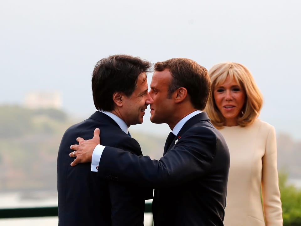 Conte und Macron.