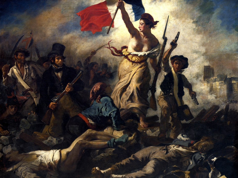 Julirevolution 1830,  «La liberté guidant le peuple»