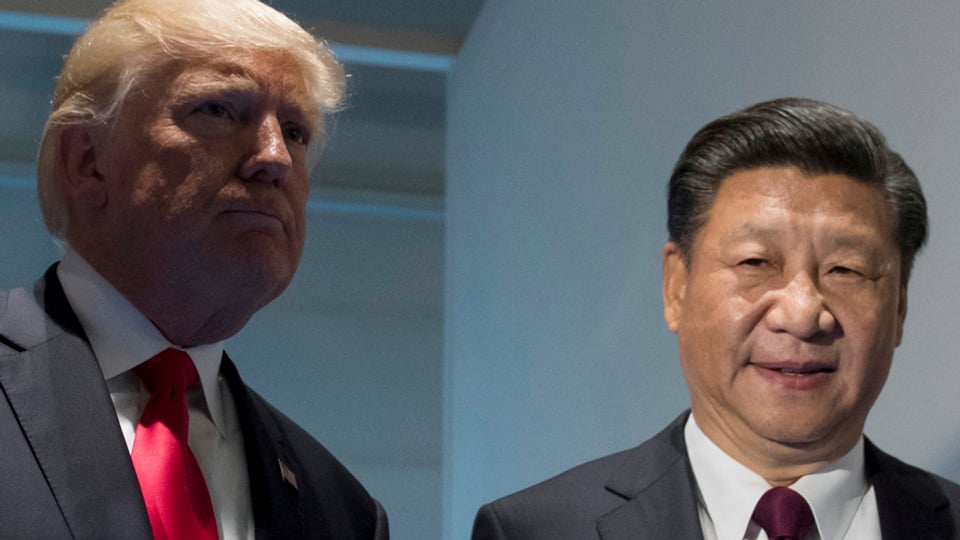 Trump mit Xi Jinping.