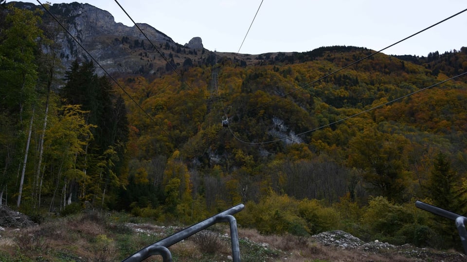 Die Staubernbahn aus der Perspektive der Talstation