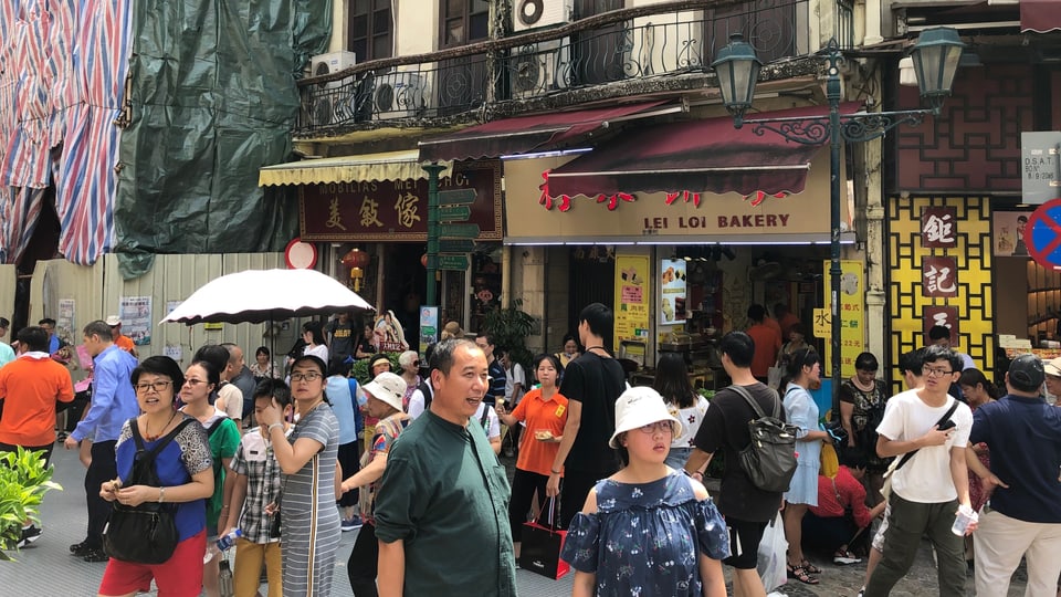 Touristen in Macau