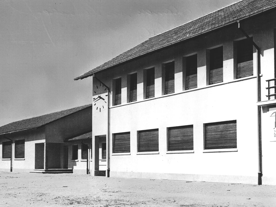 Historisches Foto mit der neuen Fabrik