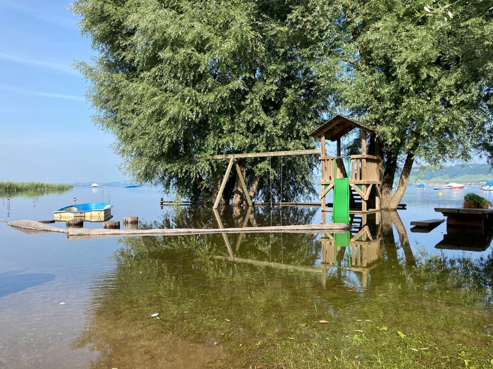 Spielplatz im Wasser