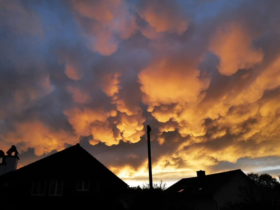 Wolkenbild in Glattfelden