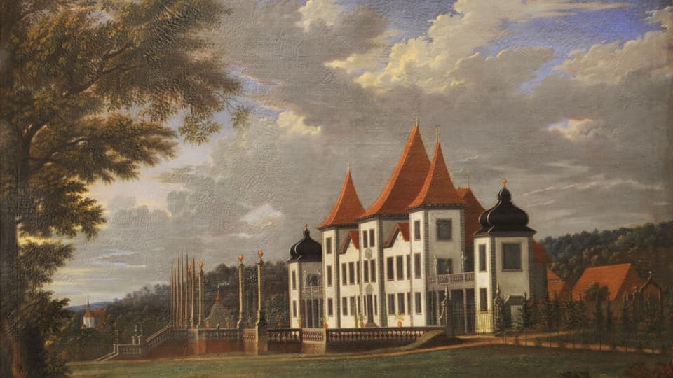 Historisches Gemälde von Schloss Waldegg