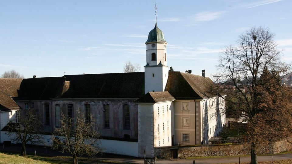 Kloster Fahr mit Kirchturm