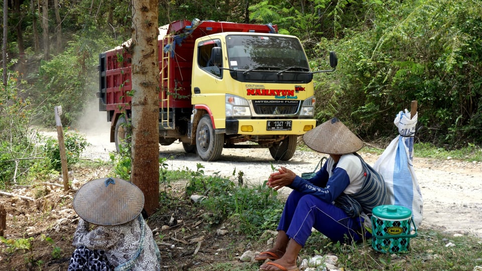 Wasser-Widerstand in Indonesien