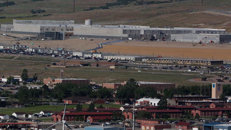 Baustelle des neue NSA-Zentrums in Bluffdale bei Salt Lake City.