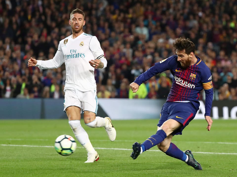 Messi trifft in Unterzahl zum 2:1.
