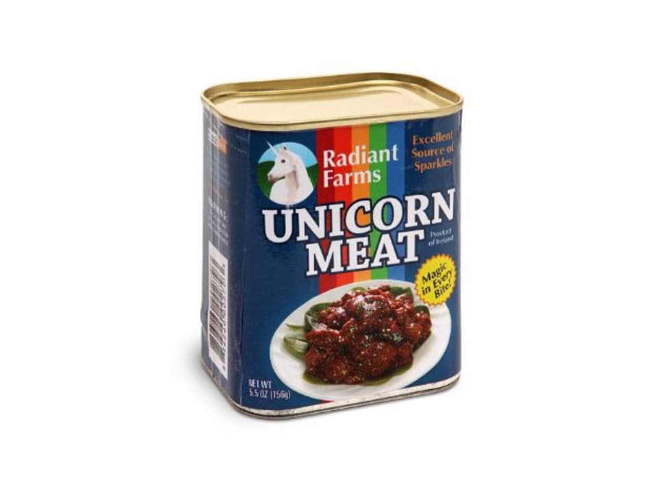 Dose mit "Unicorn Meat".
