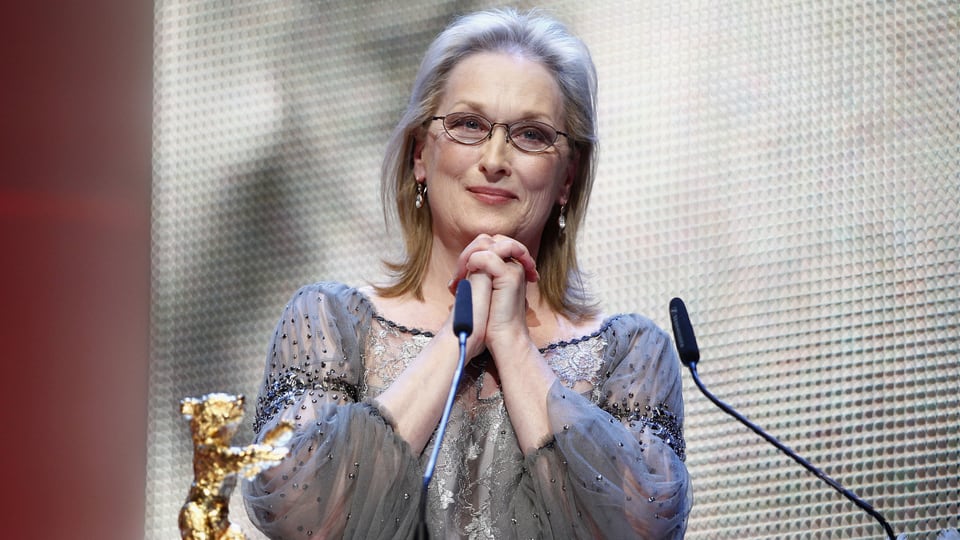 Meryl Streep nimmt an Berlinale Preis für ihr Lebenswerk entgegen