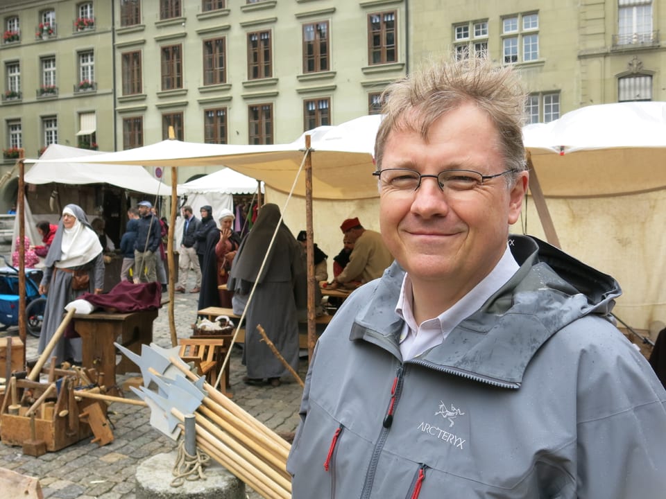 Armand Baeriswyl am Rathausfest Bern 1417