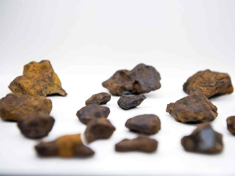 Meteoriten-Stücke