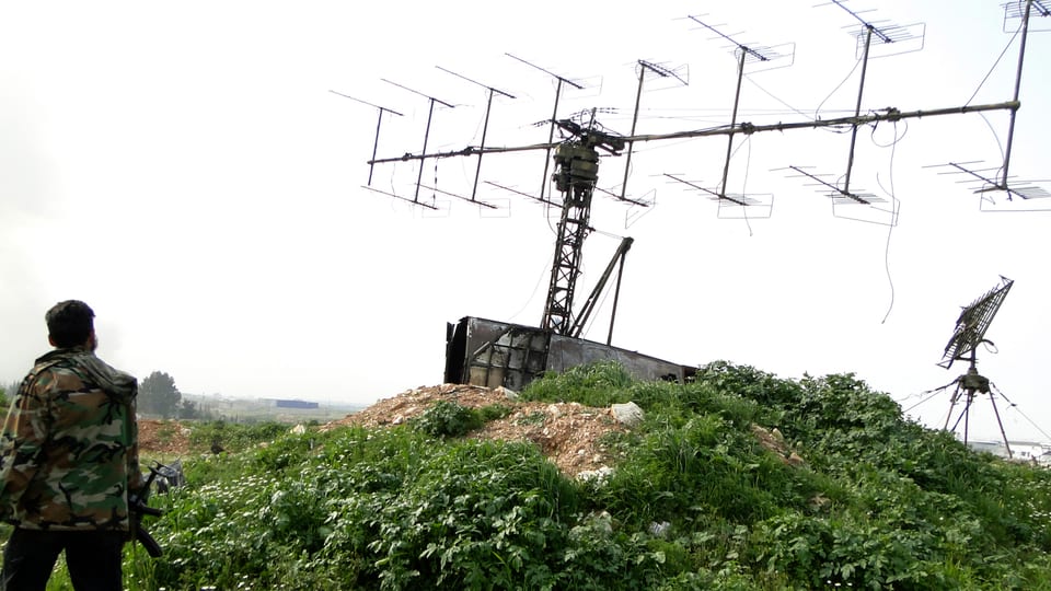 Funkantenne im Syrienkonflikt.