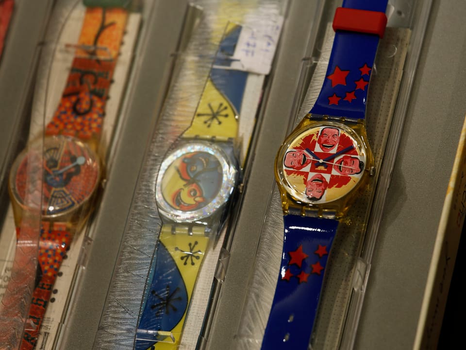 Swatch-Uhren von chinesischen Künstlern