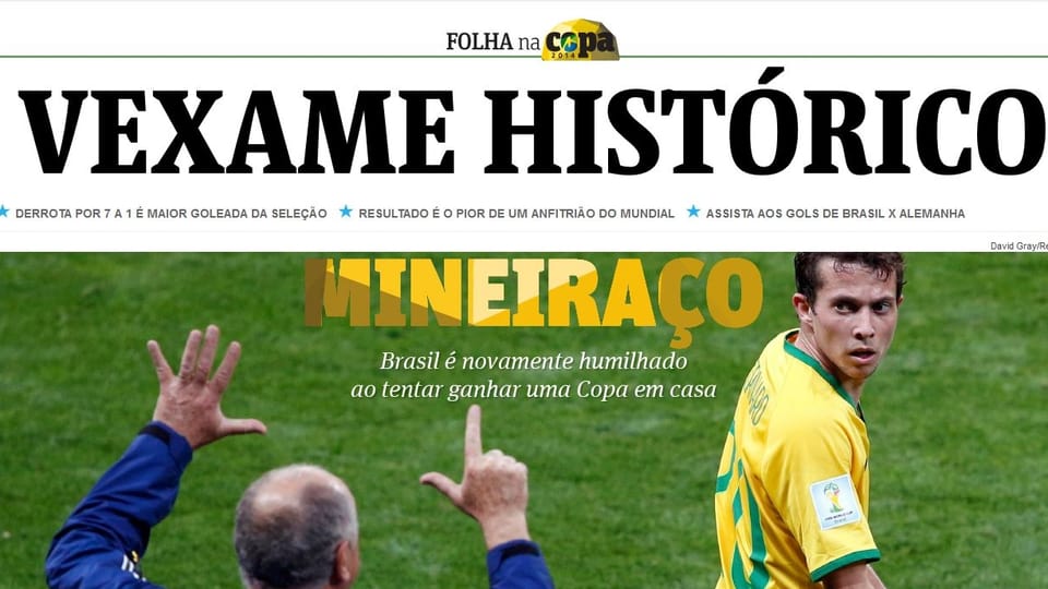 Historische Schande - meint Folha de Sao Paulo